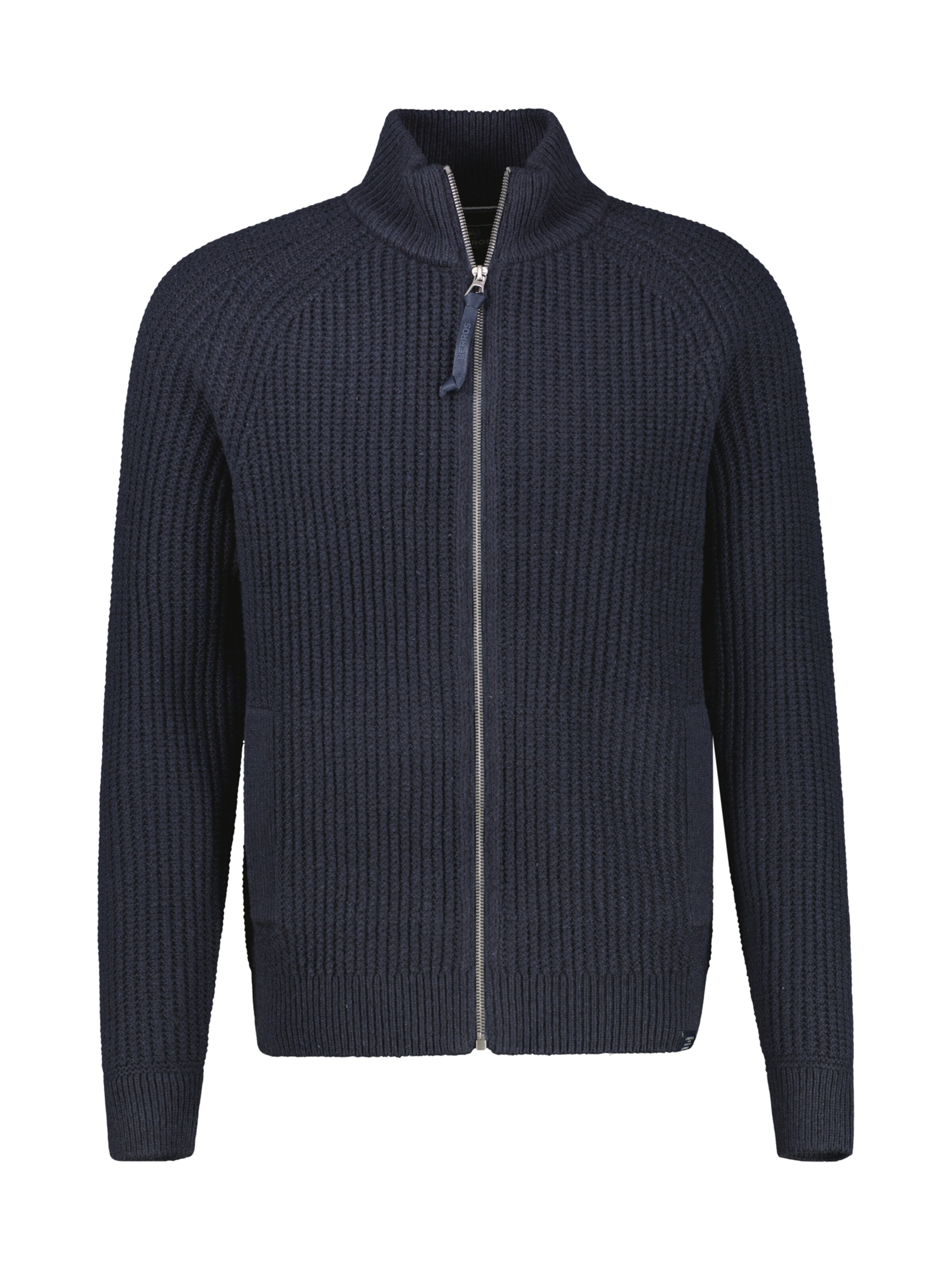 LERROS Gebreid vest in Blauw: voorkant