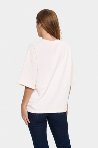 SAINT TROPEZ Sweatshirt 'Janeke' in White
