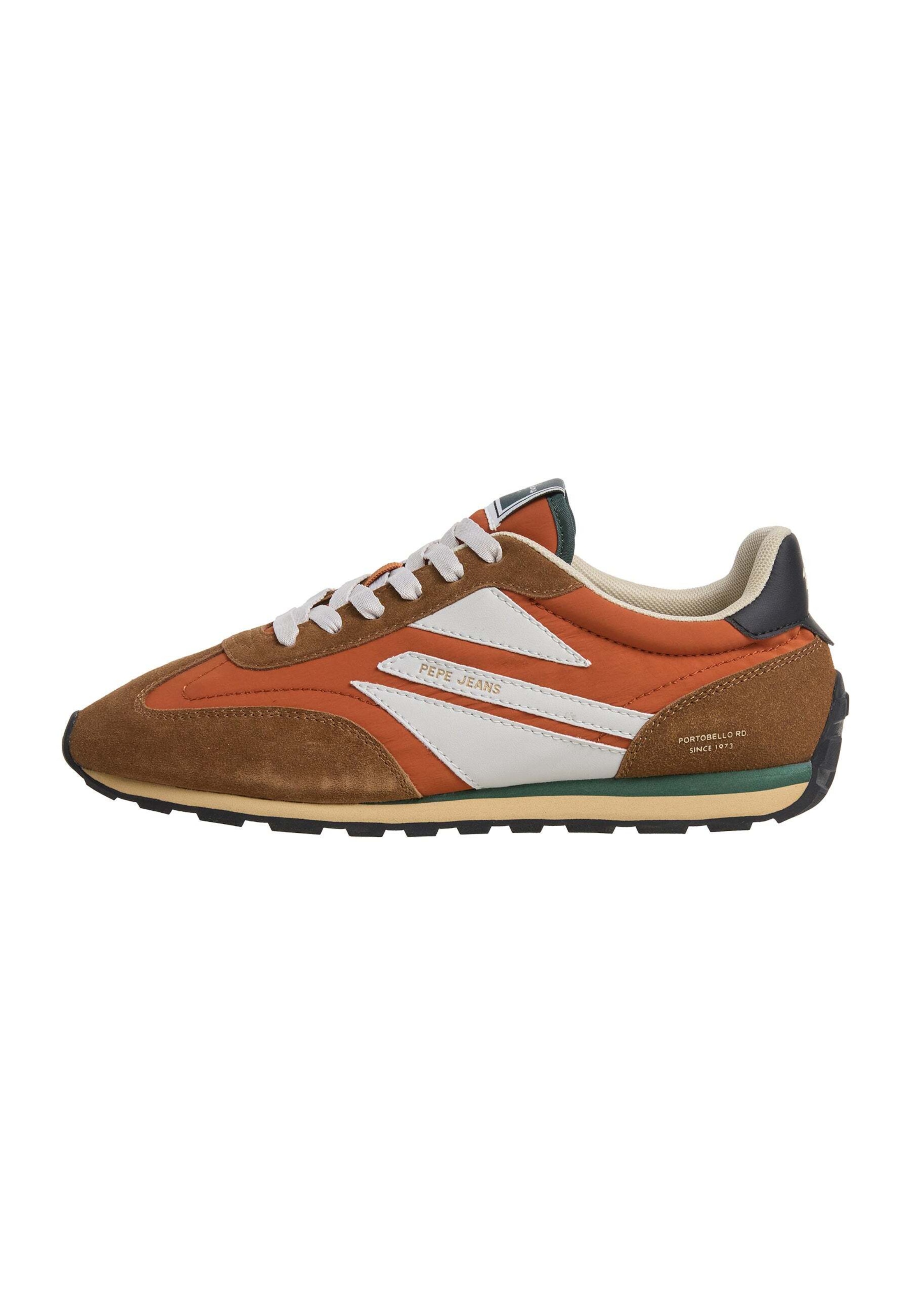 Pepe Jeans Sneakers laag 'Jason Retro' in Bruin: voorkant