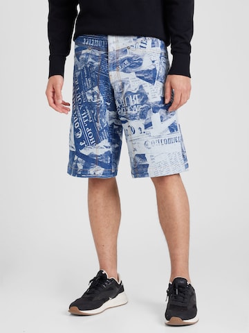 Versace Jeans Couture Regular Shorts in Blau: predná strana