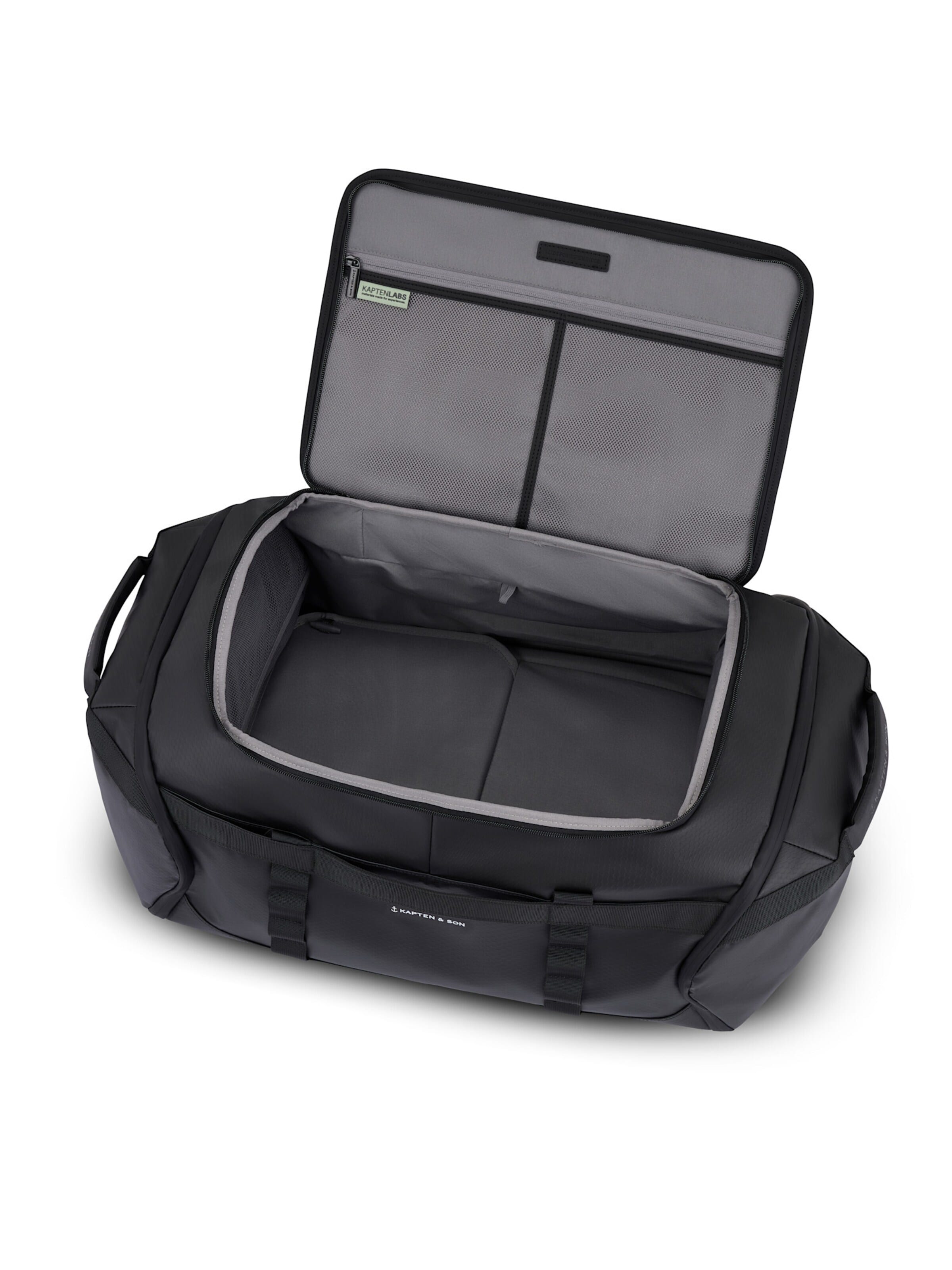 Kapten & Son Σακ βουαγιάζ 'Lisbon Duffle Backpack Large' σε μαύρο