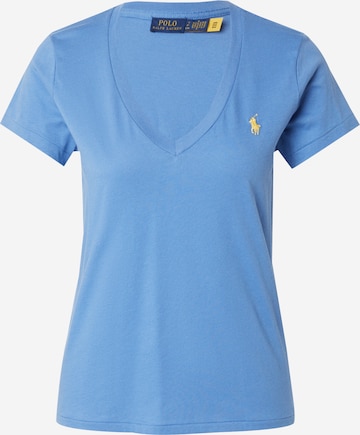 T-shirt Polo Ralph Lauren en bleu : devant