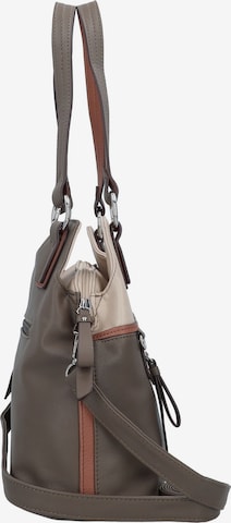 TOM TAILOR Shoulder Bag 'Jule' in Brown