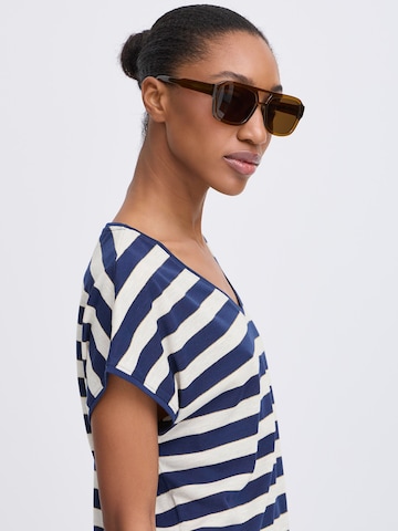b.young - Camiseta 'SANTO' en azul