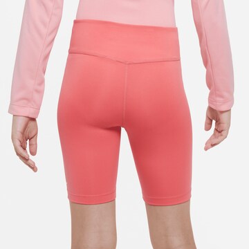 NIKE Skinny Workout Pants 'Essential' in Pink