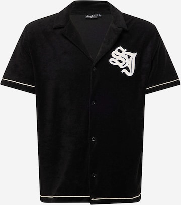 Sean John Regular fit Button Up Shirt in Black: front