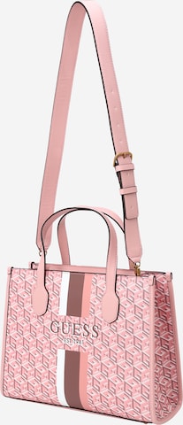 GUESS Handtasche 'Silvana' in Pink