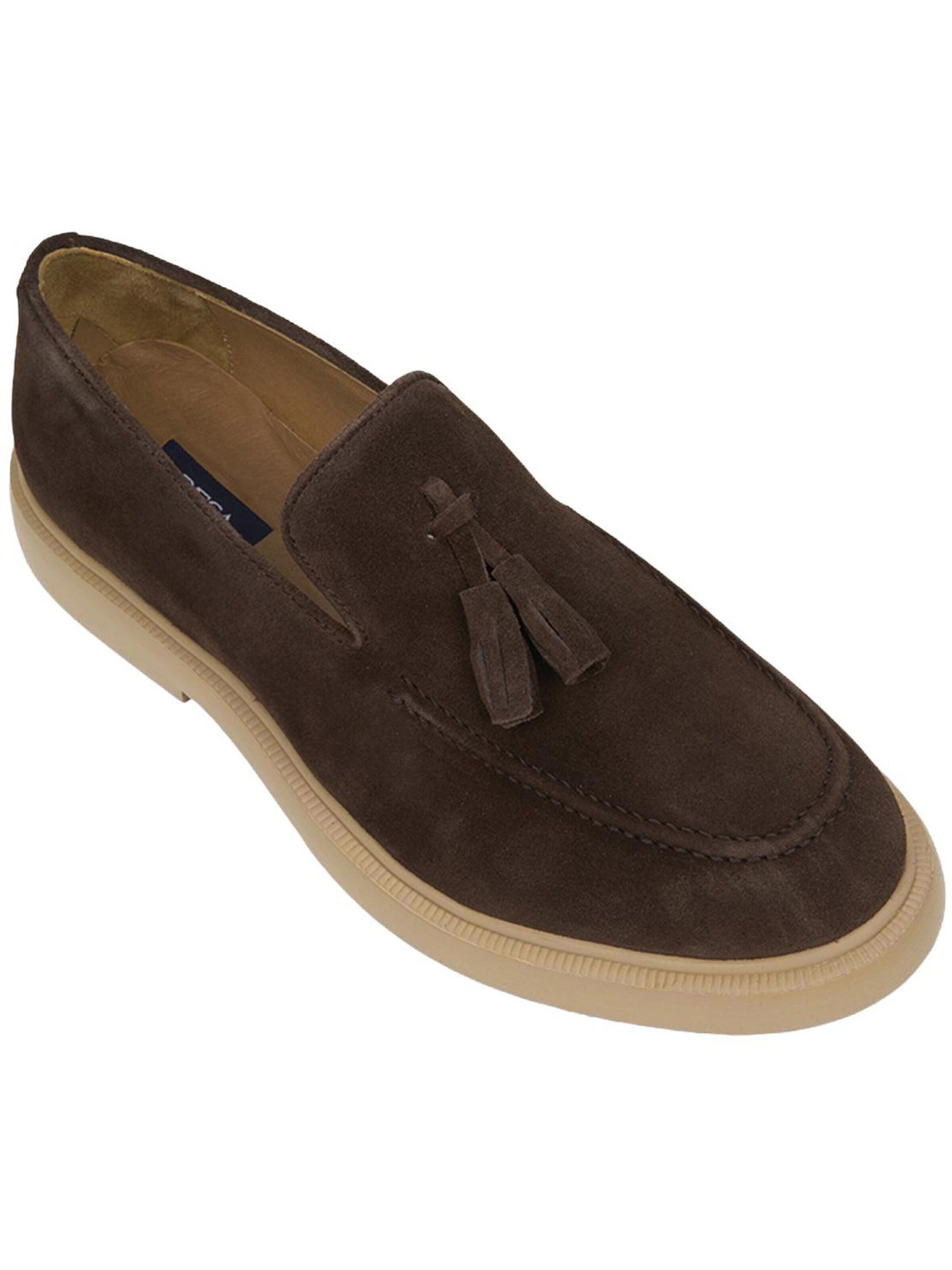 Desa Classic Flats 'Beleg' in Brown: front