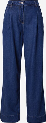 WHITE STUFF Regular Pleated Jeans 'Kerry' in Blue: front