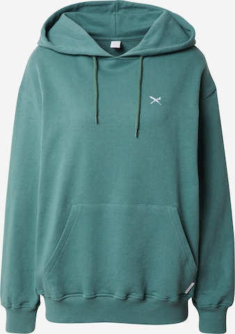 Sweat-shirt Iriedaily en vert : devant