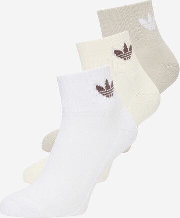 Chaussettes ADIDAS ORIGINALS en beige : devant