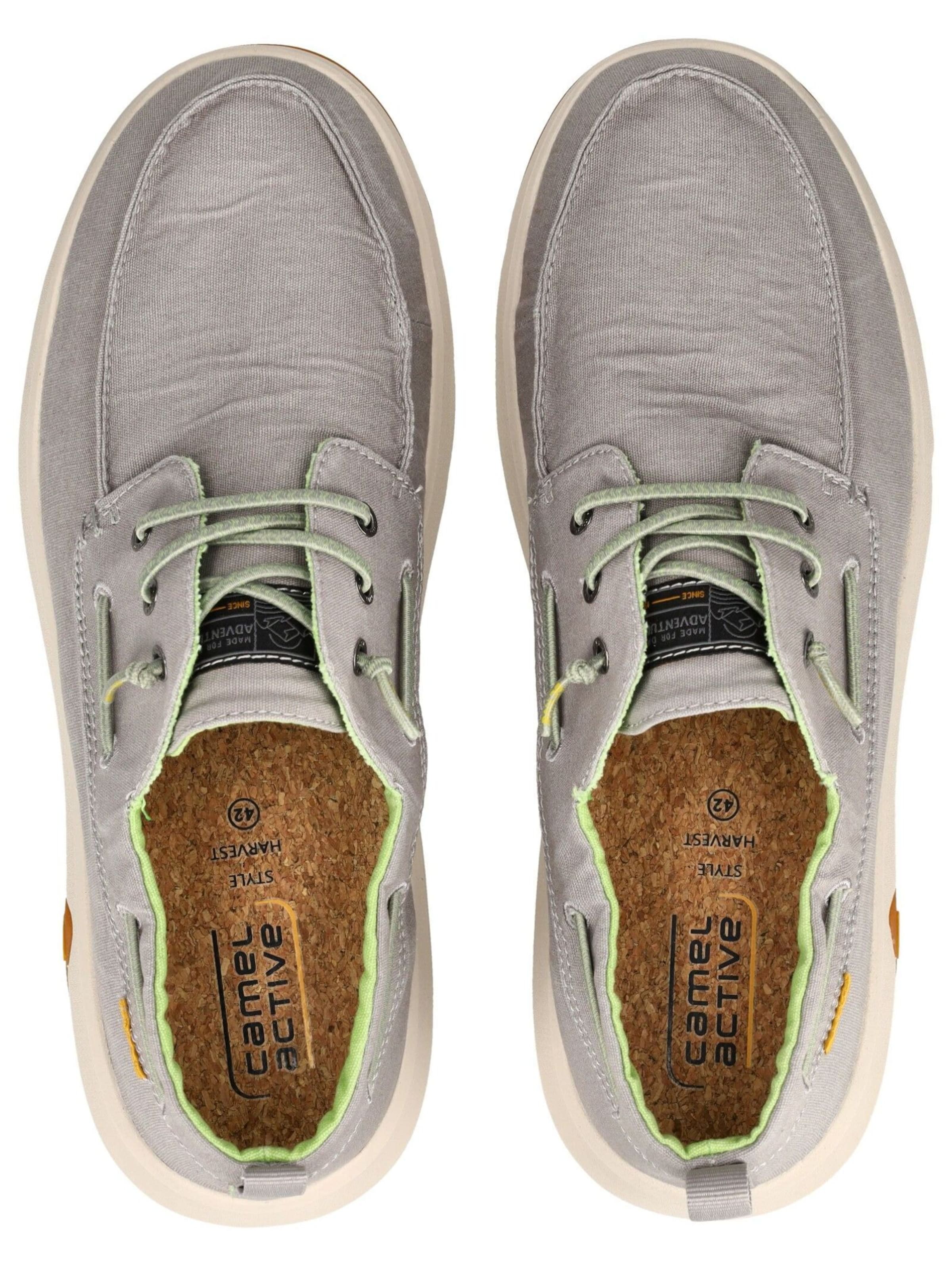 CAMEL ACTIVE Athletic lace-up shoe in Grey