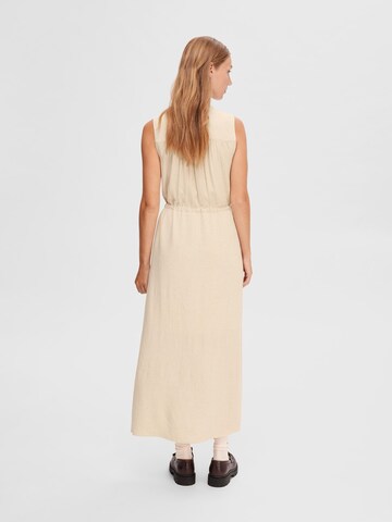 SELECTED FEMME Shirt Dress in Beige