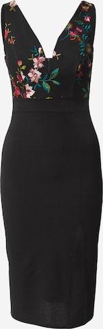 WAL G. Koktejlové šaty – černá: přední strana