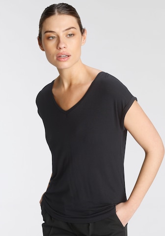 TAMARIS Shirt in Black: front