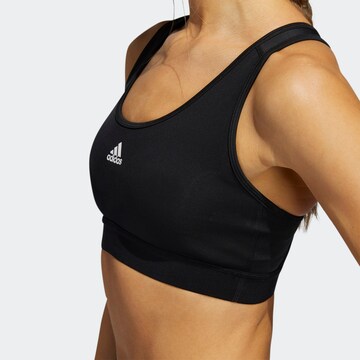 ADIDAS PERFORMANCE Bustier Urheilurintaliivit 'Believe This' värissä musta