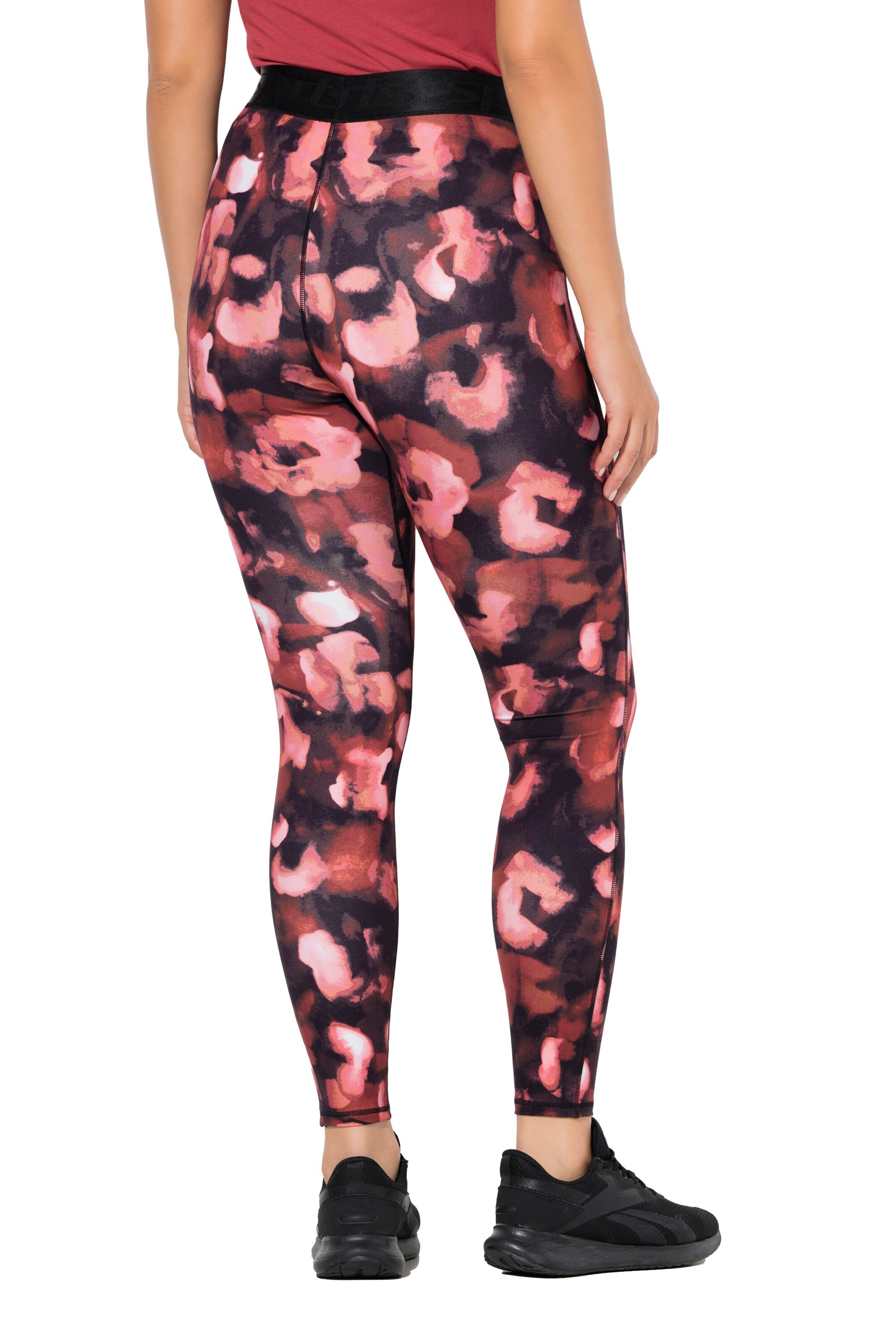 Ulla Popken Skinny Sports trousers in Red