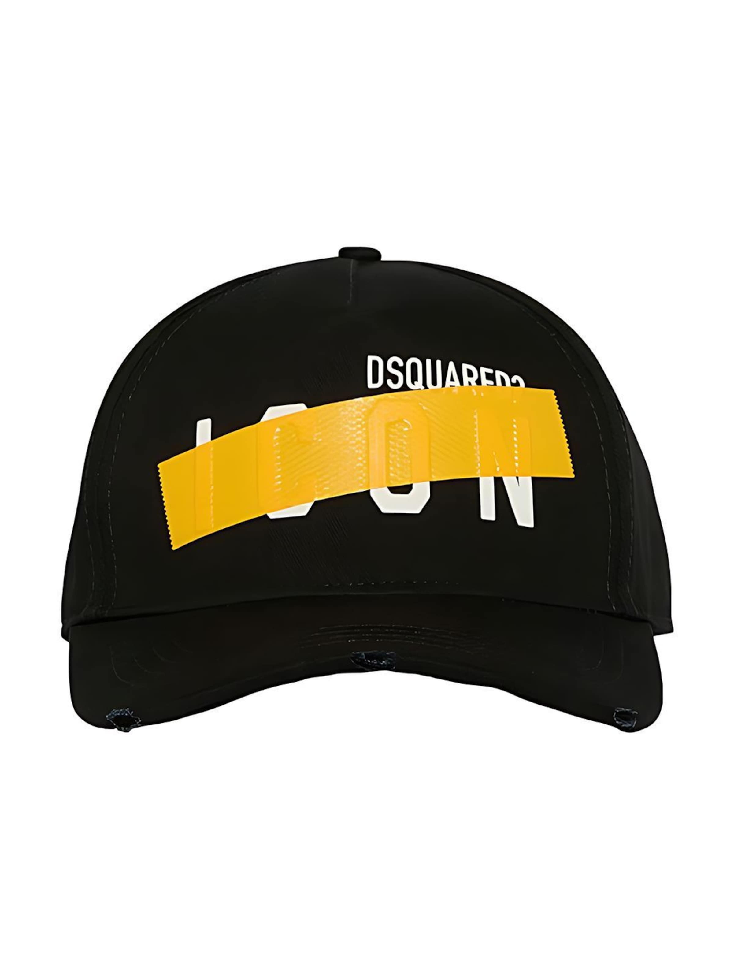 DSQUARED2 Cap 'Dsquared2 Be' in Black: front