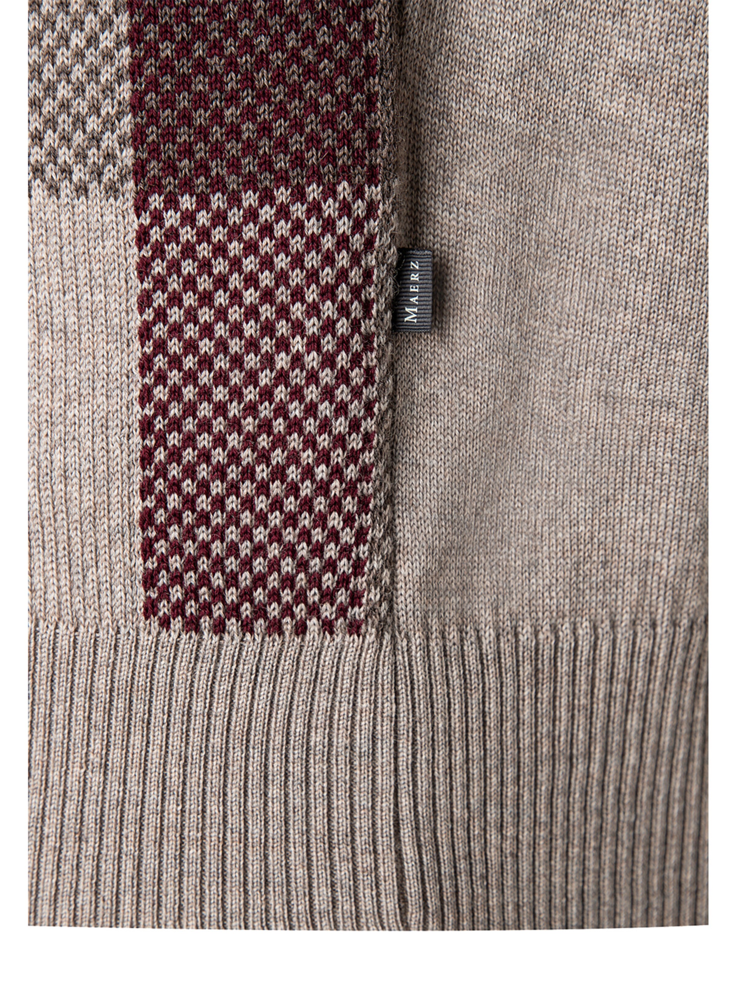 Pull-over MAERZ Muenchen en marron : devant