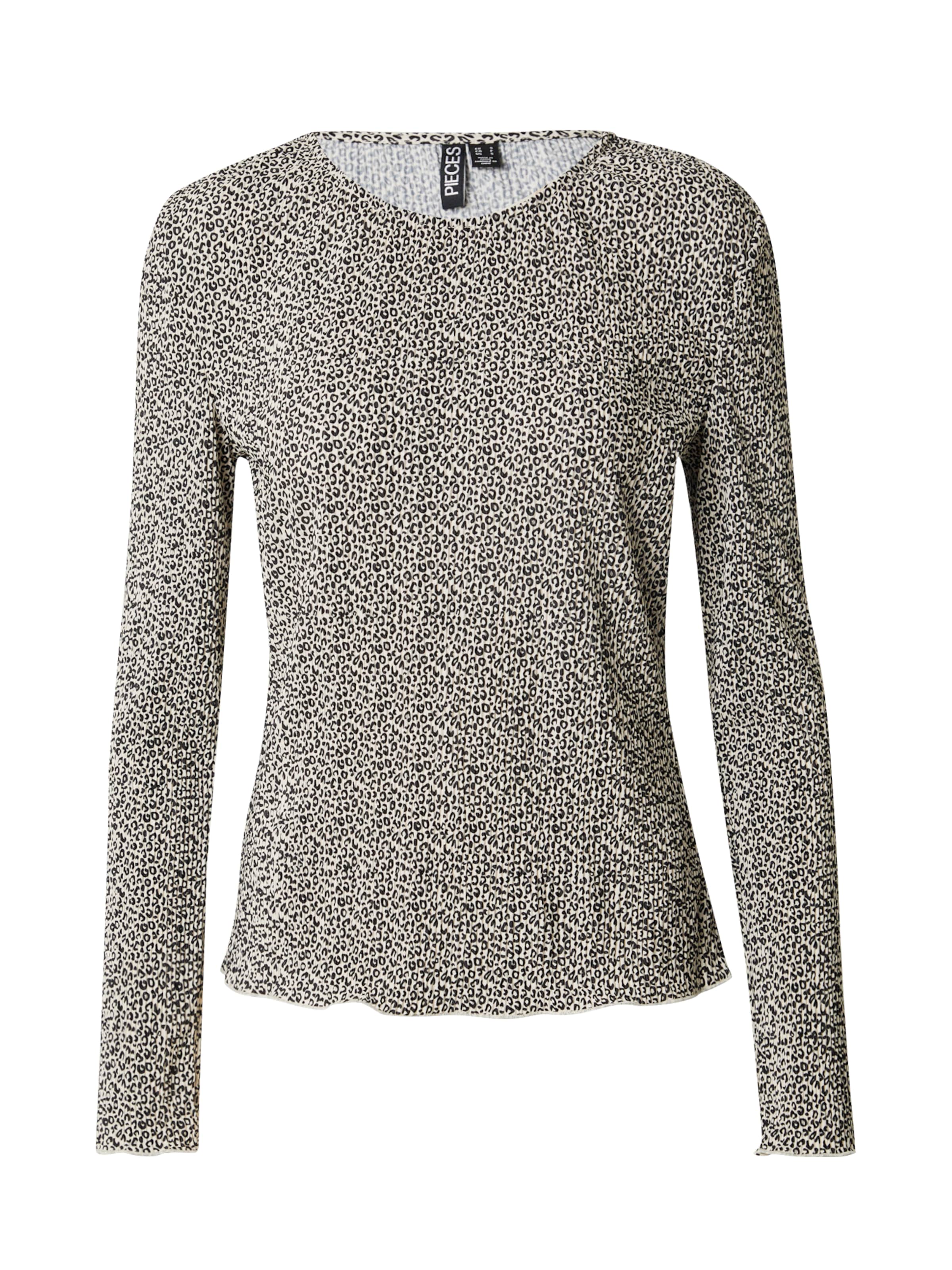 smėlio PIECES Marškinėliai 'PCFLORA': priekis