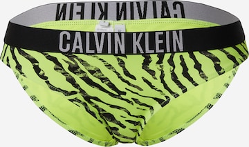 Calvin Klein Swimwear Bikini bottom 'Intense Power' in Green: front