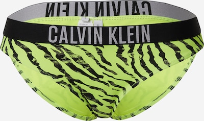 Calvin Klein Swimwear Bikinihose 'Intense Power' in grau / kiwi / schwarz, Produktansicht