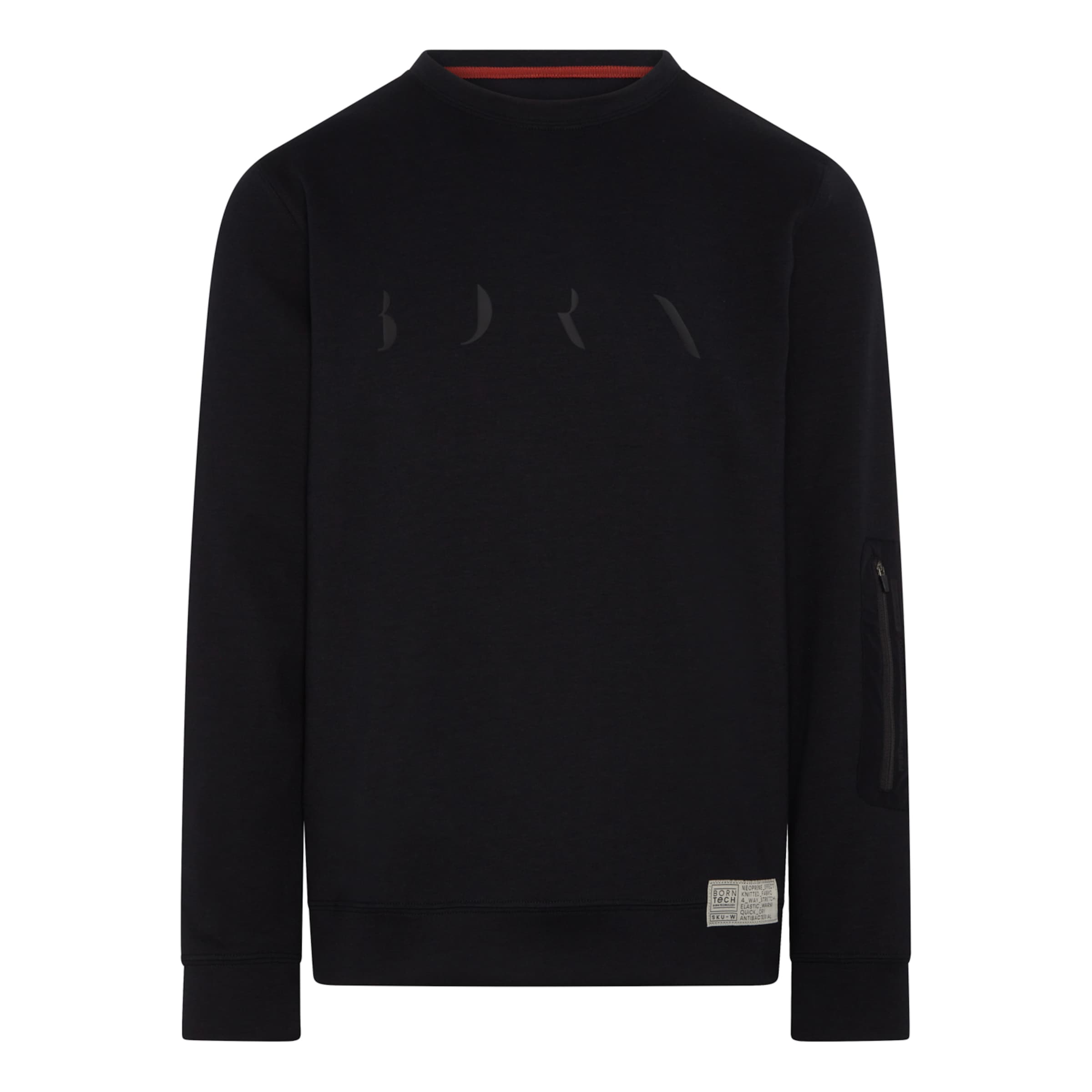 Born Living Yoga Top 'Ness' in Black: front