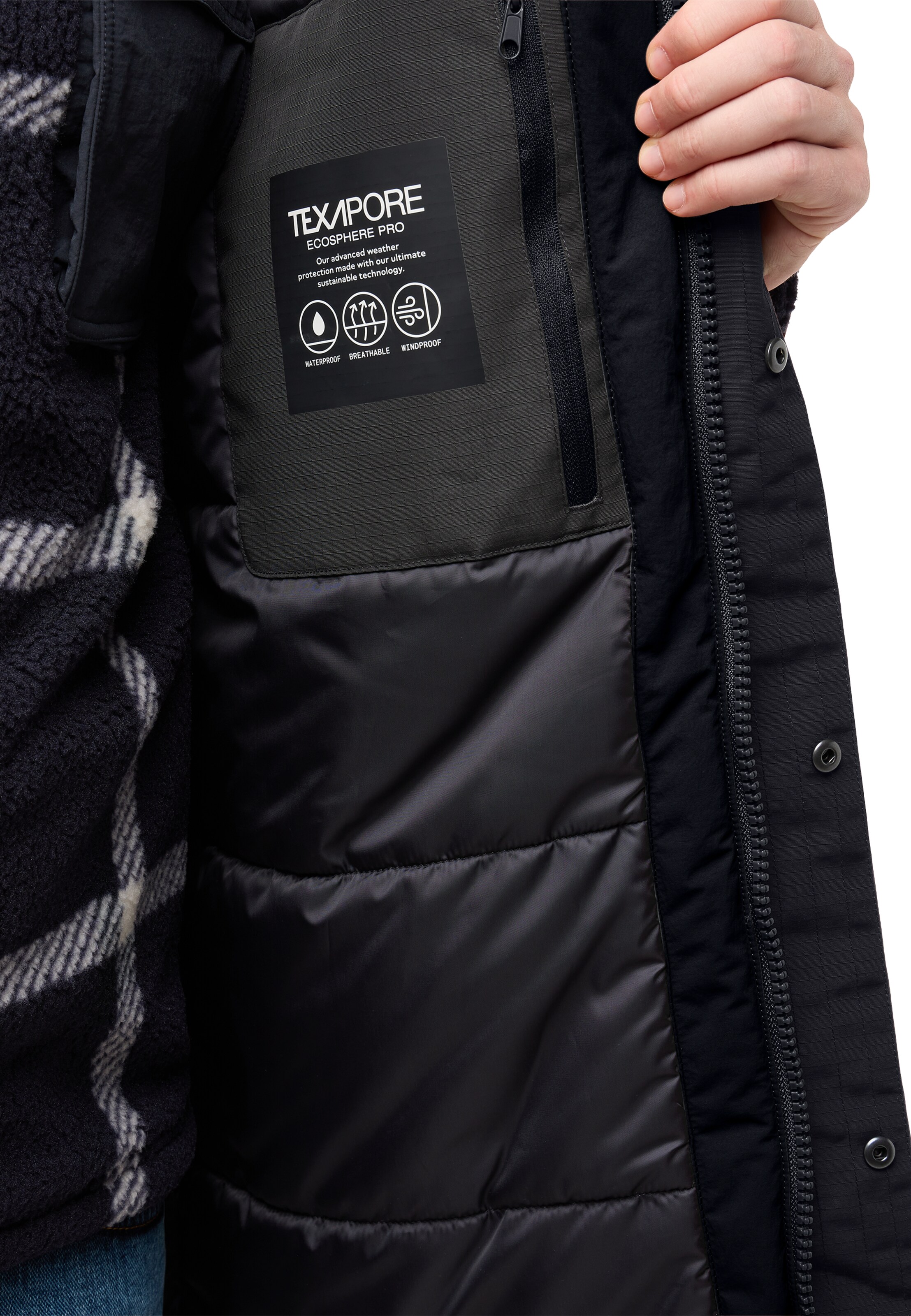 JACK WOLFSKIN Outdoor jacket in Black