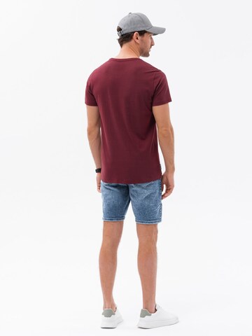 Ombre Shirt 'S1370' in Rood