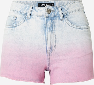 LMTD Regular Jeans 'DIPIZZA' in Roze: voorkant