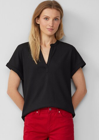 s.Oliver Shirt in Zwart: voorkant