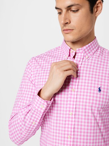 Polo Ralph Lauren Přiléhavý střih Košile – pink