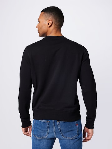 DIESEL Sweatshirt 'Ginn' in Zwart