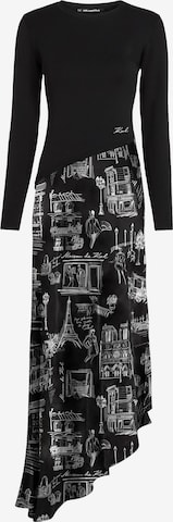 Karl Lagerfeld Mekko värissä musta: etupuoli