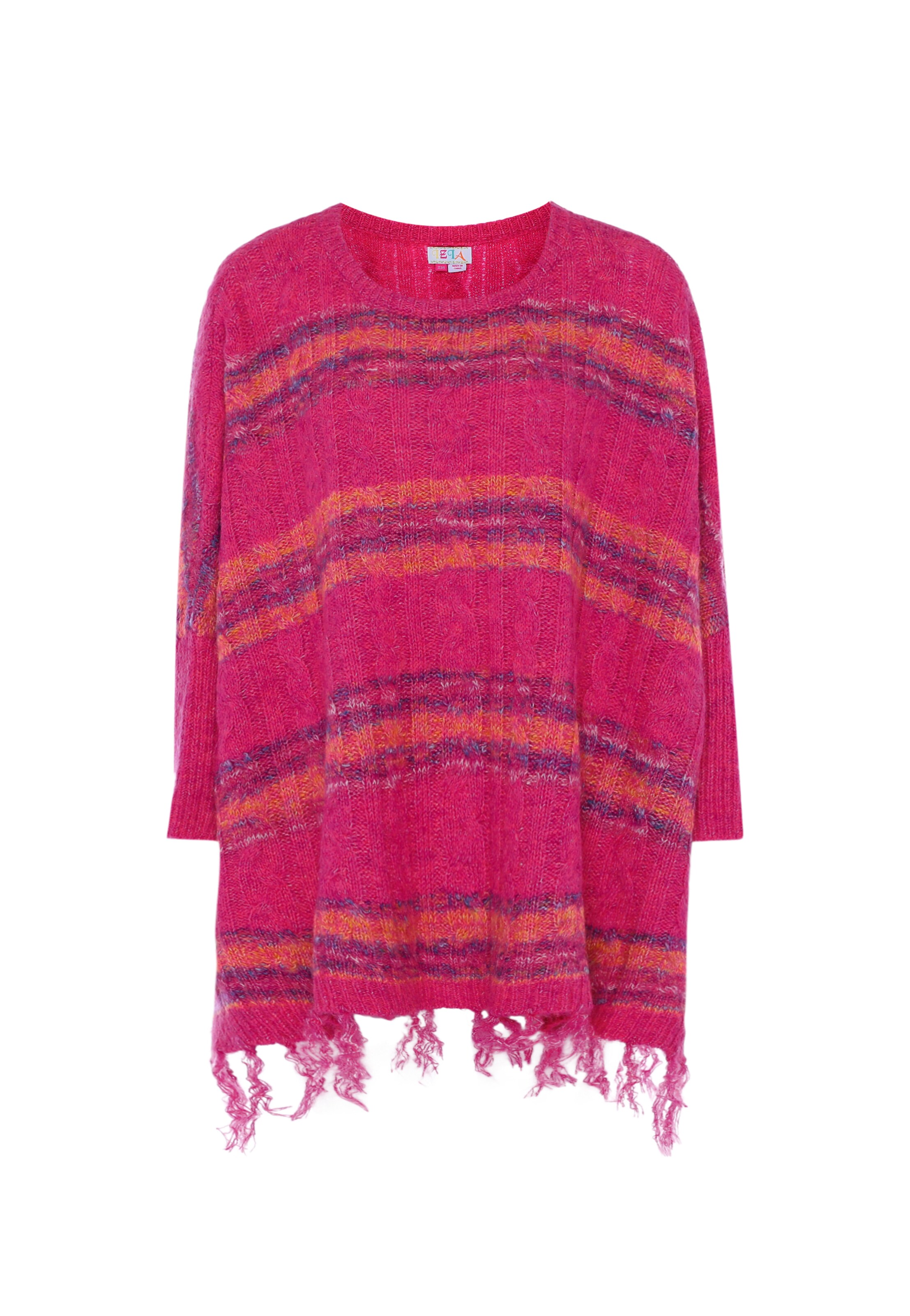 IZIA Peleryna w kolorze różowy: przód