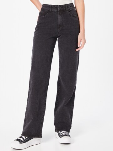 OBJECT Wide leg Jeans 'MARINA' in Black: front