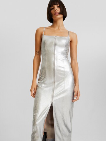 Bershka Dress in Silver