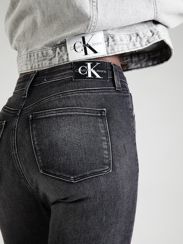 juoda Calvin Klein Jeans Siauras Džinsai