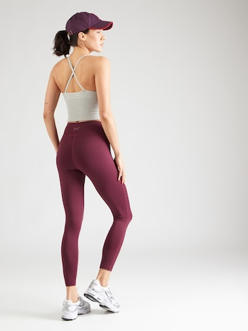 Reebok Skinny Workout Pants 'LUX' in Red