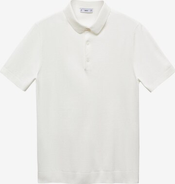 MANGO MAN Poloshirt 'ARRAONA' in Weiß: predná strana