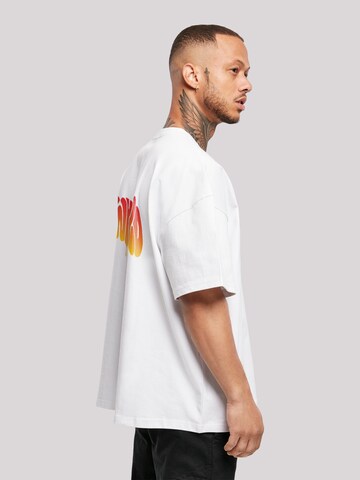 T-Shirt 'WYLD WILD' F4NT4STIC en blanc