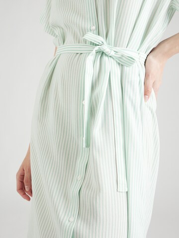 VERO MODA Shirt Dress 'BUMPY' in Green