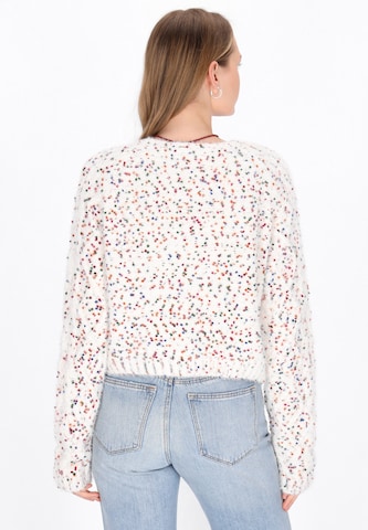 MYMO Knit cardigan in White