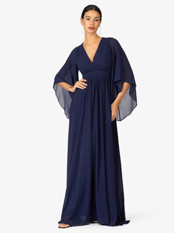 Robe de soirée Kraimod en bleu : devant