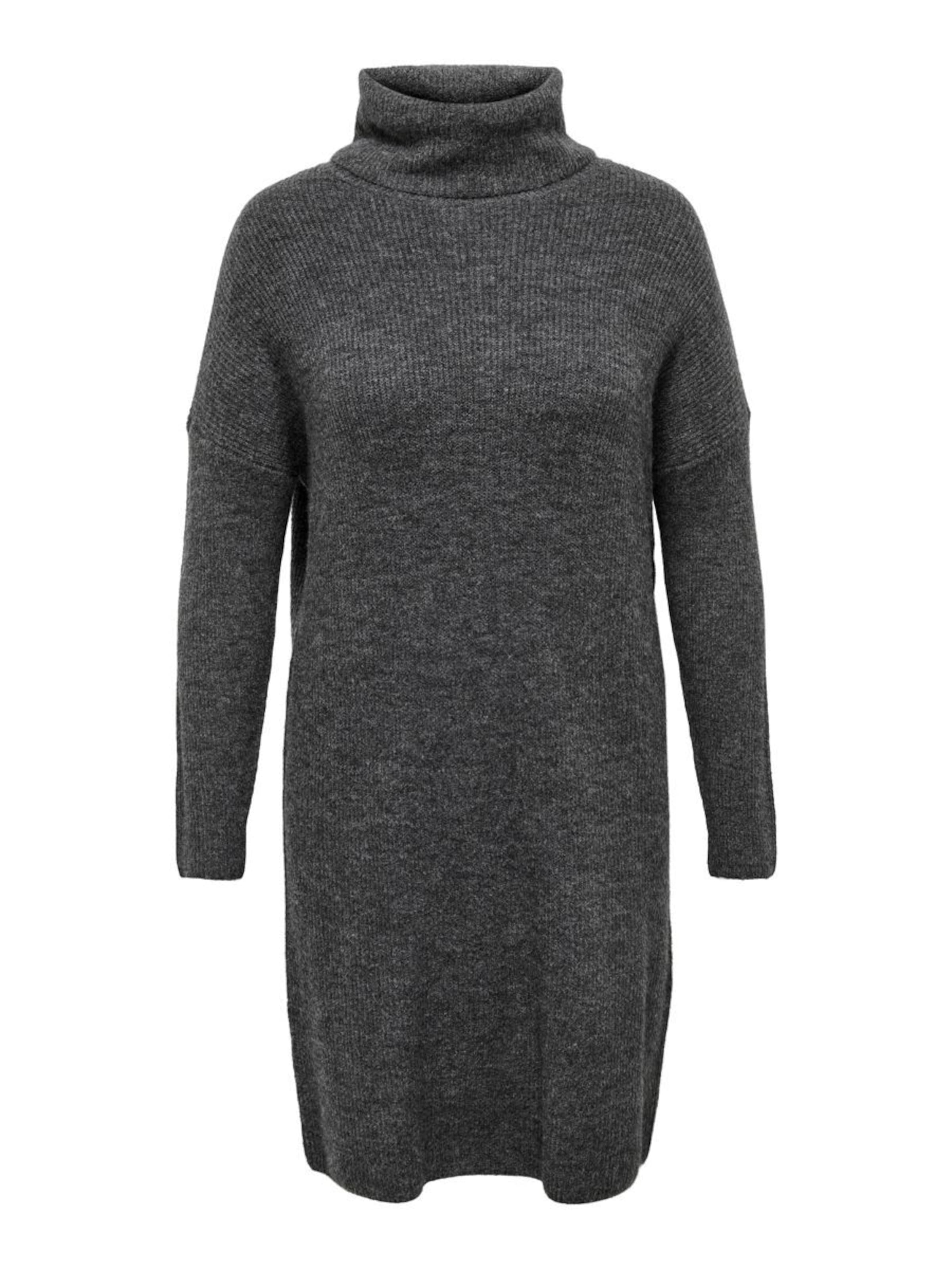 ONLY Carmakoma - Vestido de punto en gris: frente