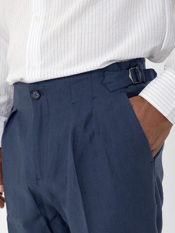 Loosefit Pantaloni con pieghe 'Taille' di Dandalo in blu