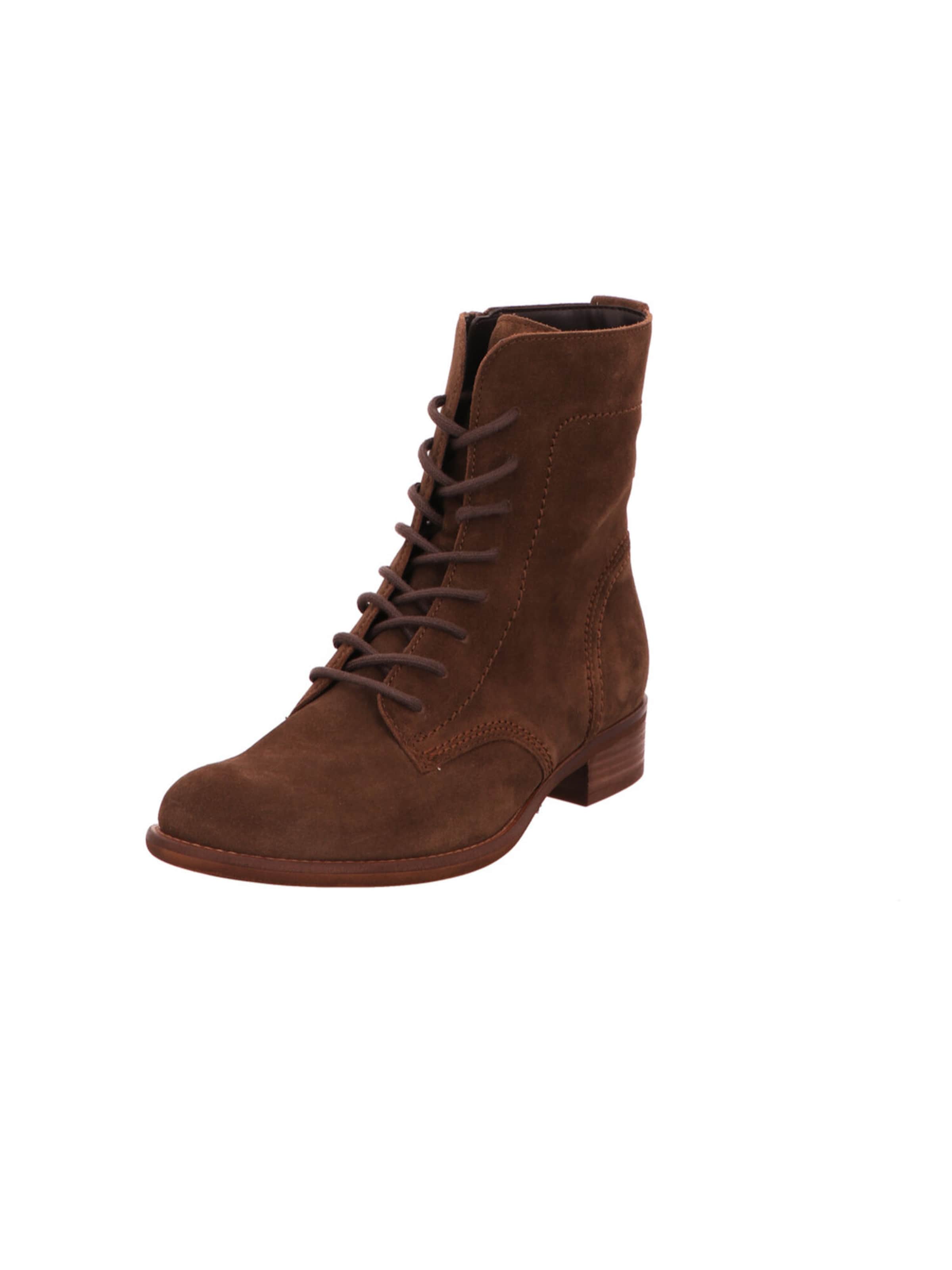 GABOR Lace-Up Boots in Brown: front