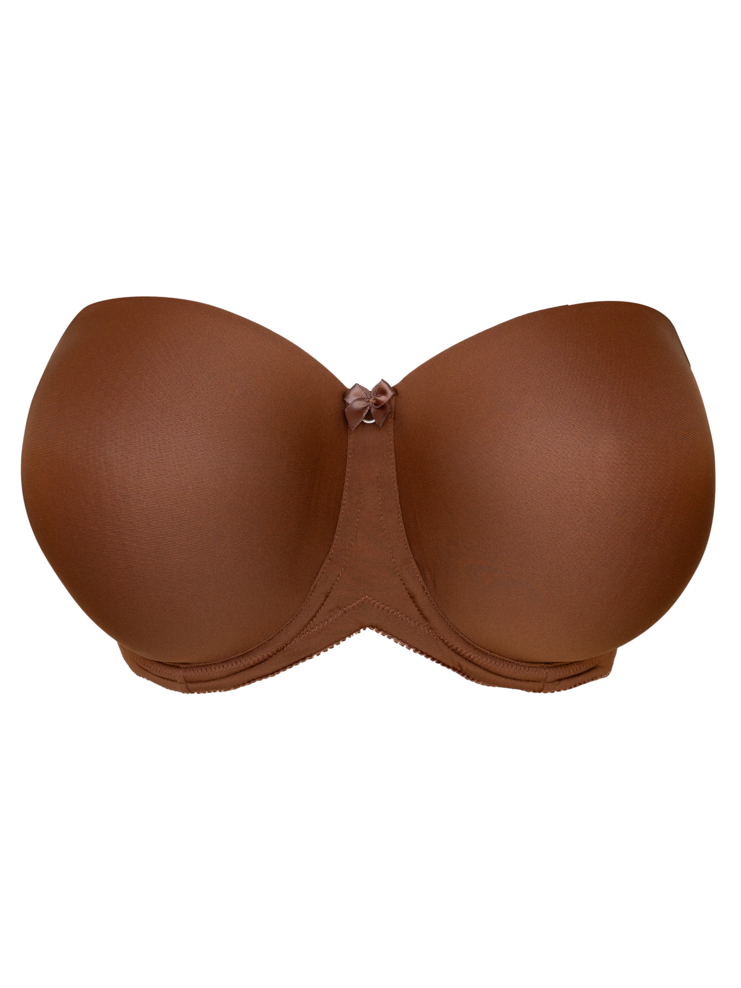 Balconcino Reggiseno 'Liberty Conscious' di SugarShape in marrone: frontale