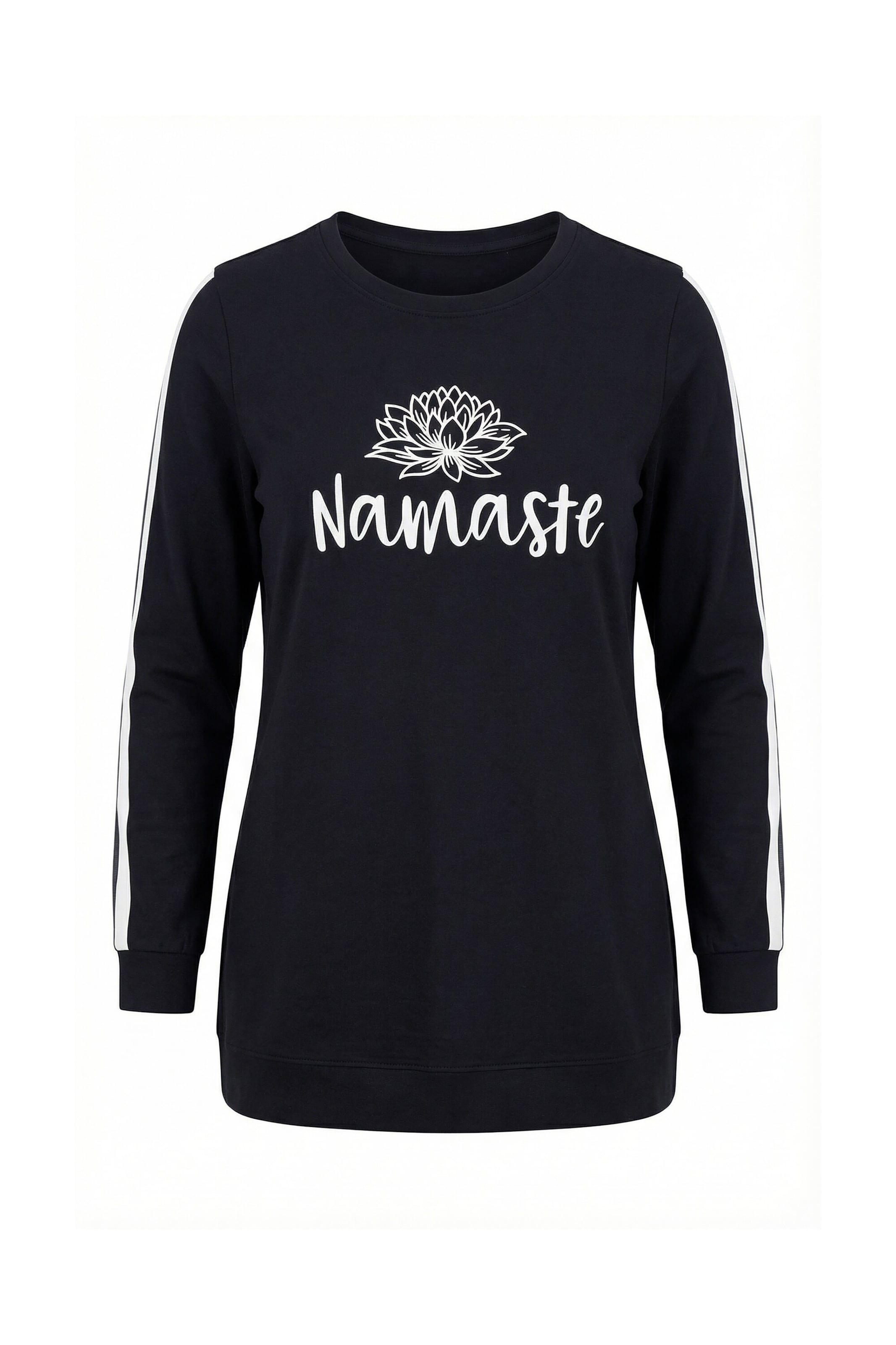Angel of Style Sweatshirt in Black: front