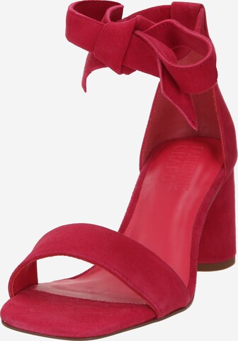 Sandales à lanières 'Selena' Fabienne Chapot en rose : devant